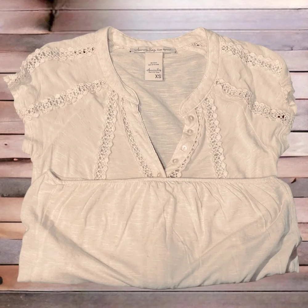 American Rag peasant blouse - Picture 3 of 6